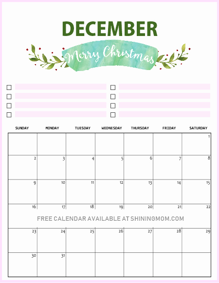 Show Me A Monthly Calendar Best Of 14 Free Printable December 2018 Calendar and Planners