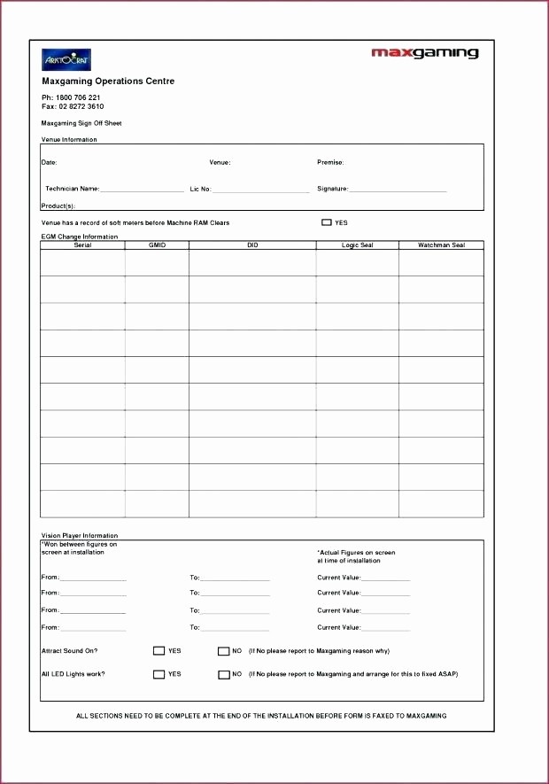 Sign Off Sheet Template Excel Best Of Sign F Sheet Template Excel Key Control form Document