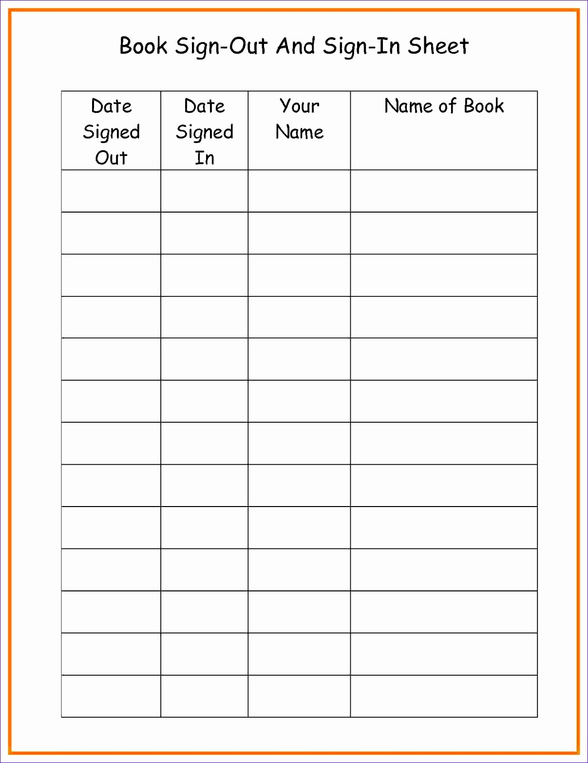 Signing In and Out Template Beautiful Work Sign In and Out Sheet Template Template