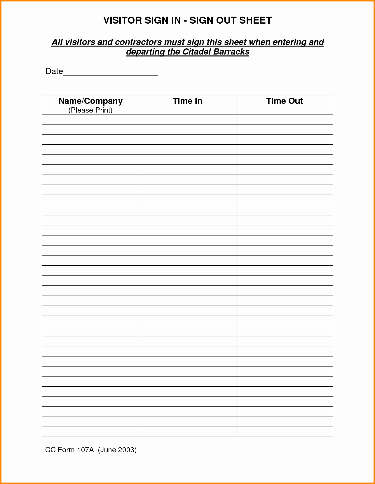 Signing In and Out Template Unique Club Sign In Sheet Template Portablegasgrillweber