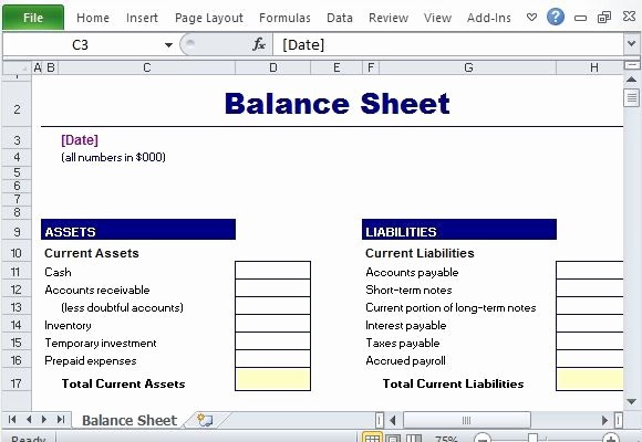 Simple Balance Sheet format Excel Fresh Simple Balance Sheet Maker Template for Excel