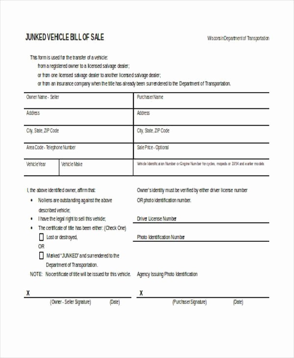 Simple Bill Of Sale Auto Inspirational Bill Of Sale form In Word