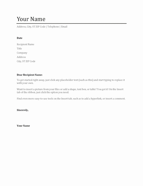 Simple Cover Page for Resume Inspirational Basic Cover Letter for A Resume