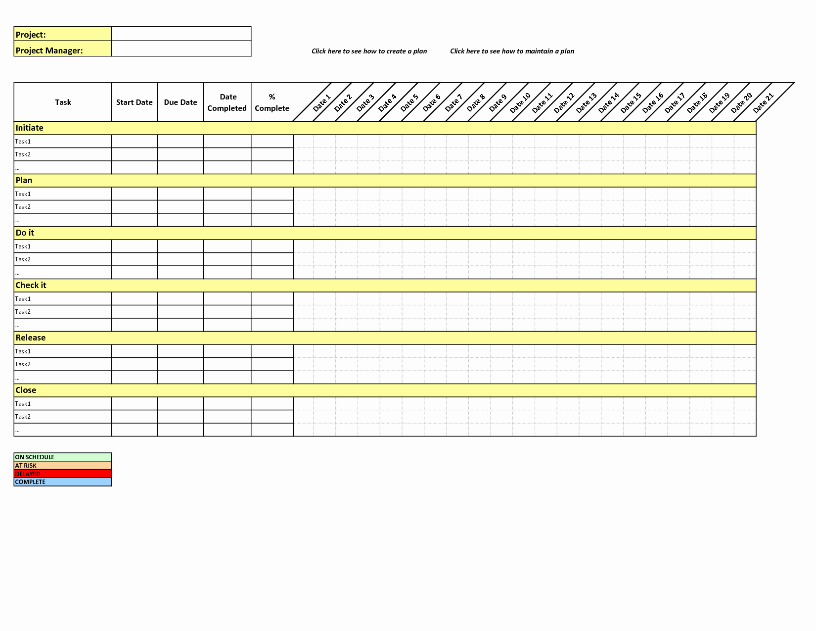 Simple Project Management Template Excel Lovely Best S Of Simple Project Plan Template Project
