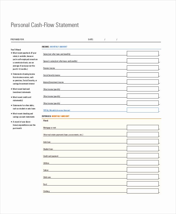 Simple Statement Of Cash Flow Awesome 25 Cash Flow Statement Examples &amp; Samples Pdf Word Pages