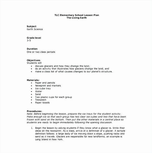 Single Subject Lesson Plan Template Best Of E Subject Lesson Plan Template Blank Lesson Plan