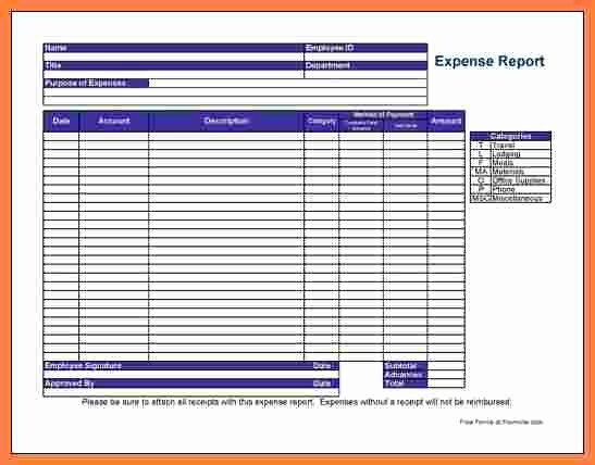 Small Business Expense Report Template Lovely 5 Small Business Expense Report Template