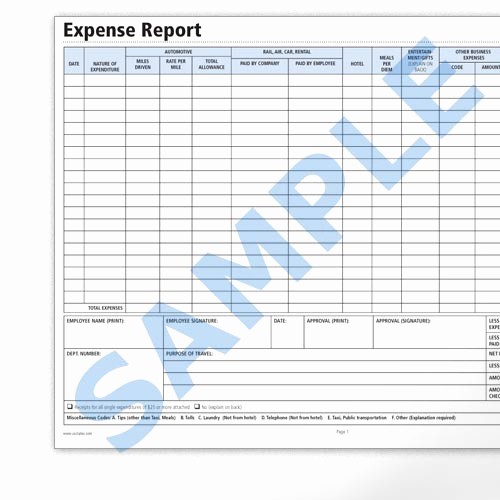 Small Business Expense Report Template New Excel Expense Report Template