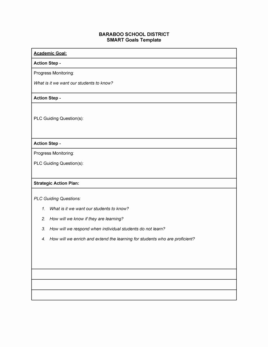 Smart Goals Template Free Download Awesome 48 Smart Goals Templates Examples &amp; Worksheets Template Lab