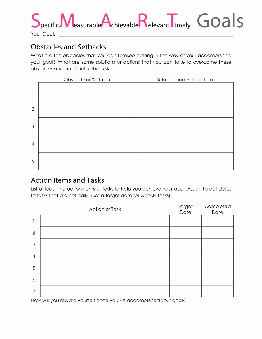 Smart Goals Template Free Download Best Of 48 Smart Goals Templates Examples &amp; Worksheets Template Lab