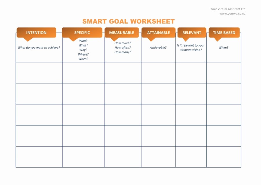 Smart Goals Template Free Download Fresh 48 Smart Goals Templates Examples &amp; Worksheets Free