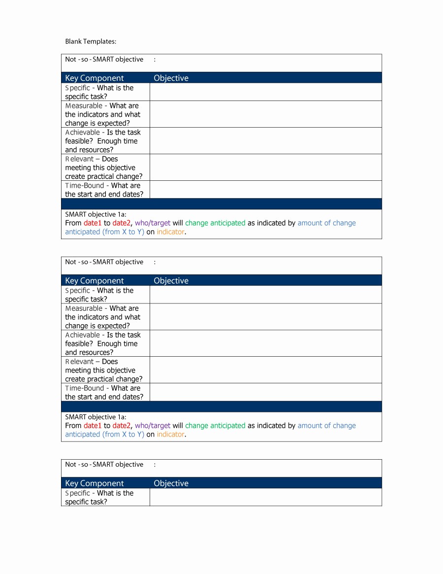 Smart Goals Template Free Download Luxury 48 Smart Goals Templates Examples &amp; Worksheets Free