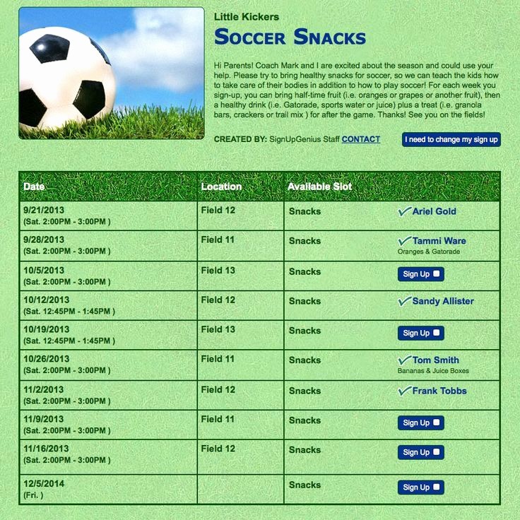 Snack Schedule Template for Baseball Inspirational Team Snacks Simplified You Ll Never Know Just How Hard