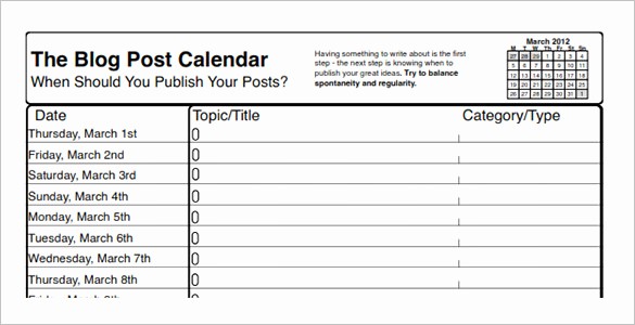 Social Media Post Scheduler Template Best Of social Media Schedule Template – 10 Free Sample Example