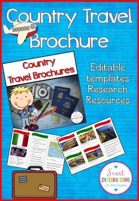Social Media Templates for Students Lovely 1000 Ideas About Travel Brochure Template On Pinterest