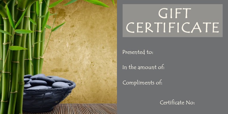 Spa Gift Certificates Templates Free Luxury Free Printable Massage T Certificate Templates Personal