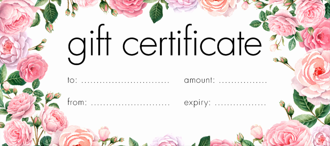 Spa Gift Certificates Templates Free New Free Gift Certificates Templates Design Your Gift
