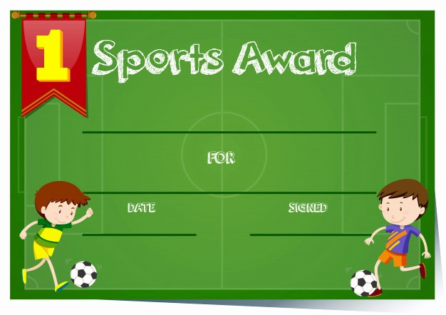  Sports Certificates Templates Free Download New Certificate Of Sports 