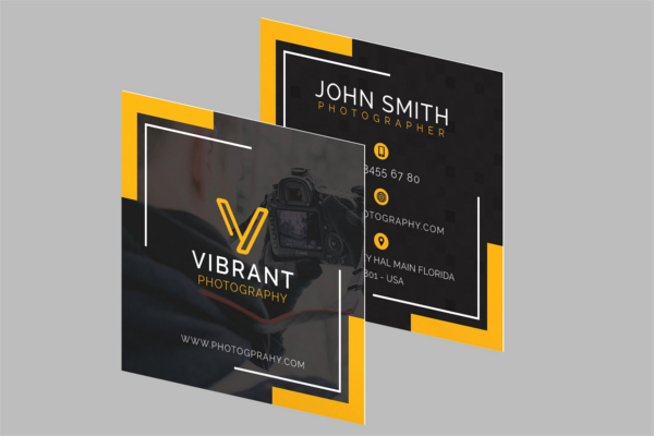 Square Business Card Template Word Awesome 53 Square Business Card Templates Free Psd Word Designs