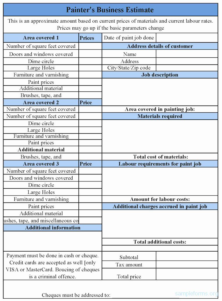 Standard Bid form for Construction Luxury Business forms Templates Example Mughals