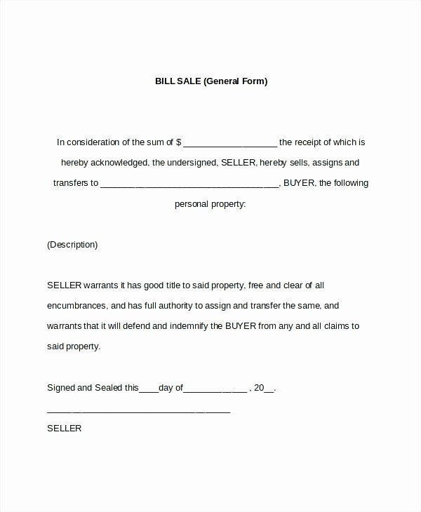 Standard Bill Of Sale form Awesome Simple Bill Sale for Car Template Vehicle Receipt Basic