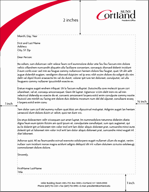 Standard Business Letter format Template Awesome 13 How to Set Up A Letter format