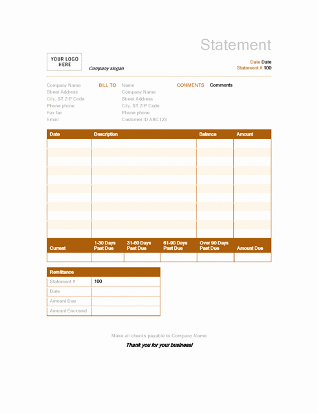 Statement Of Invoices Template Free Beautiful Invoices Fice