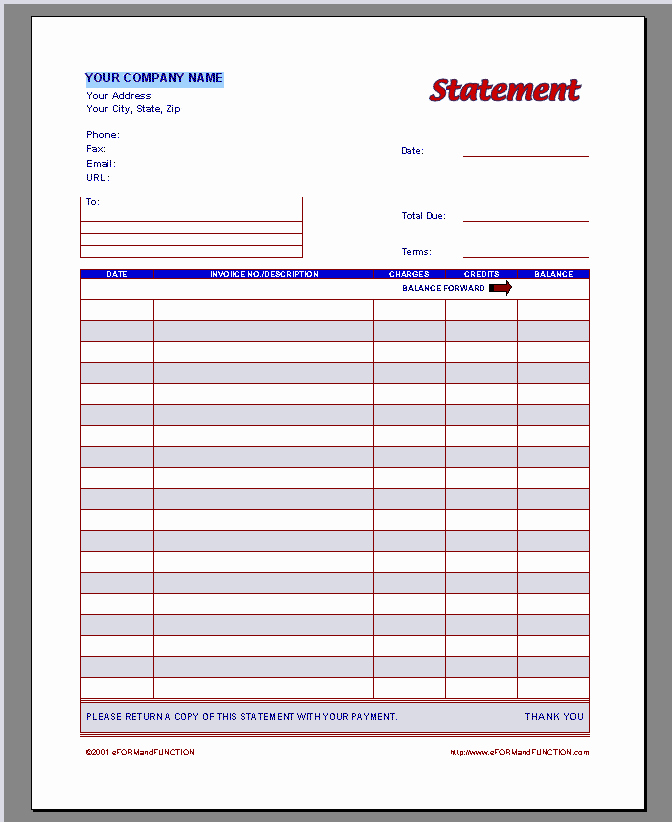 Statement Of Invoices Template Free Best Of Invoice Statement Template