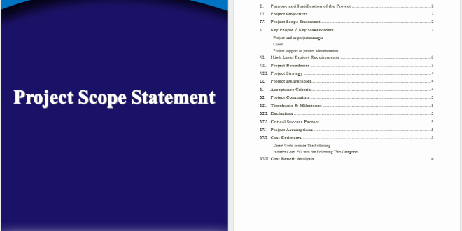 Statement Templates for Microsoft Word Luxury Project Scope Statement Template – Microsoft Word Templates