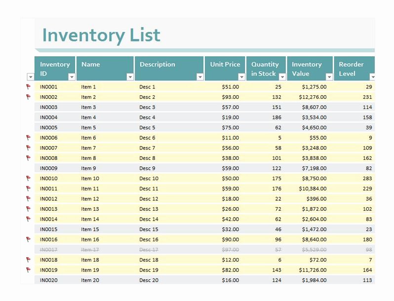 Stock Management In Excel Sheet Fresh Inventory Excel Sheet