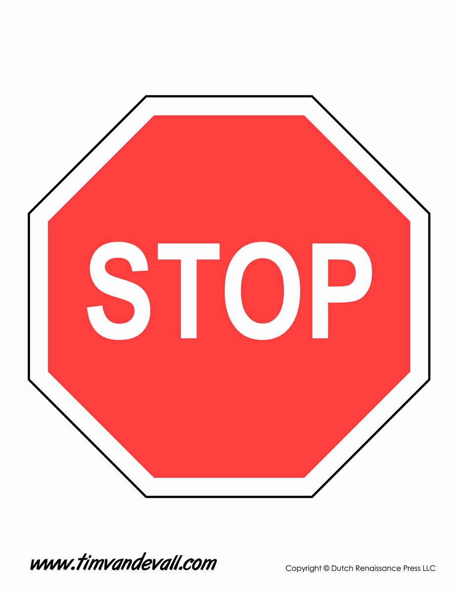 Stop Sign Template Microsoft Word Beautiful Stop Sign Template Tim Van De Vall