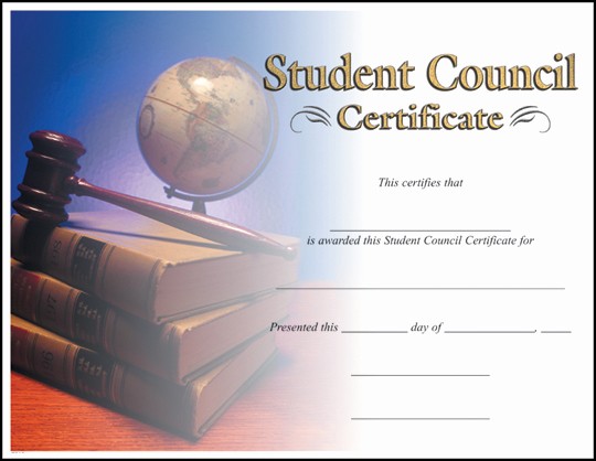 Student Council Award Certificate Template Best Of Rising Stars Line Catalog Certificates