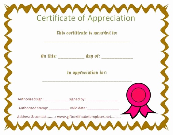 Student Of the Day Certificate Fresh Certificate Appreciation for Students