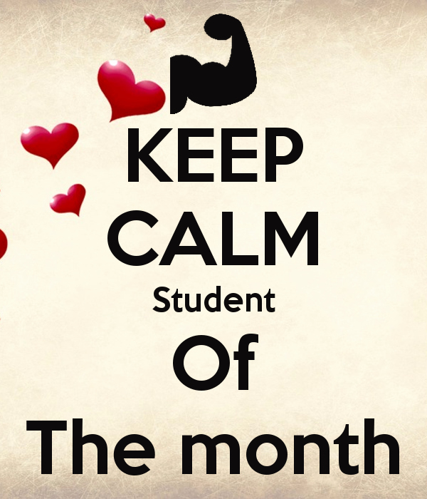 Student Of the Month Banner Unique Keep Calm Student the Month Poster Dory