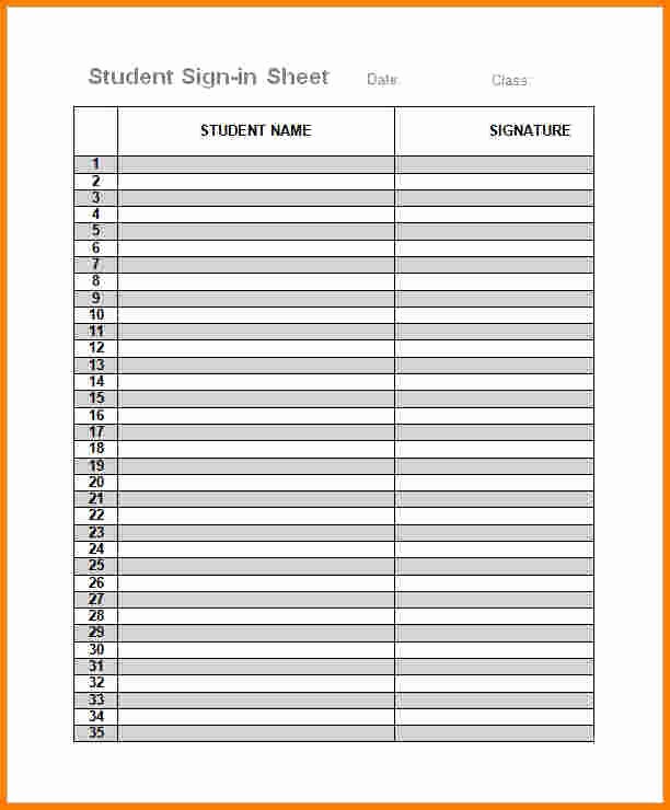 Student Sign In Sheet Template Unique Check Sheet Template to Pin On Pinterest Pinsdaddy