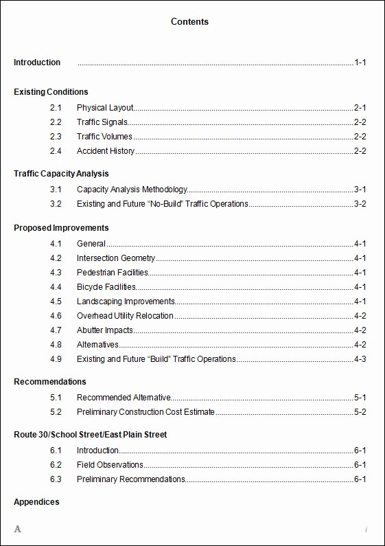 Table Of Contents Blank Template Best Of Table Of Contents Template 9 Download Free Documents In