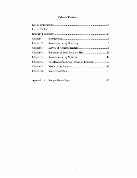 Table Of Contents Template Pdf Awesome 20 Table Of Contents Templates and Examples Template Lab