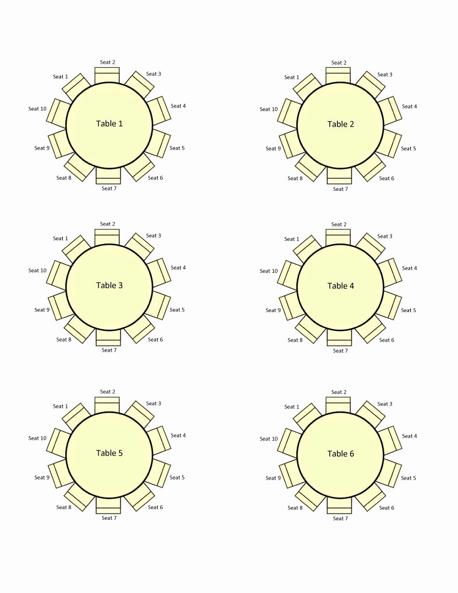 Table Seating Chart Template Free Elegant 40 Great Seating Chart Templates Wedding Classroom More