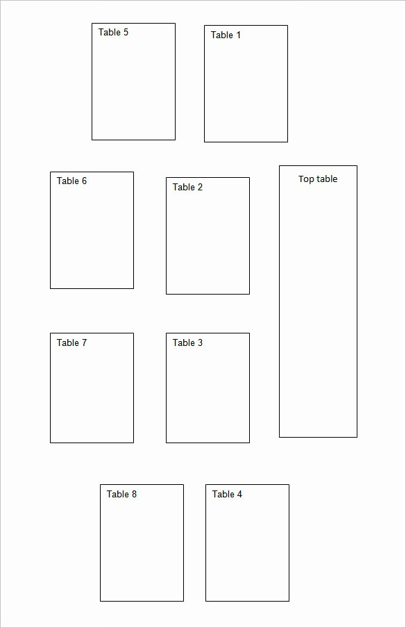 Table Seating Chart Template Free Lovely 24 Seating Chart Templates Doc Pdf