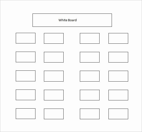 Table Seating Chart Template Free New Classroom Seating Chart Template 22 Examples In Pdf