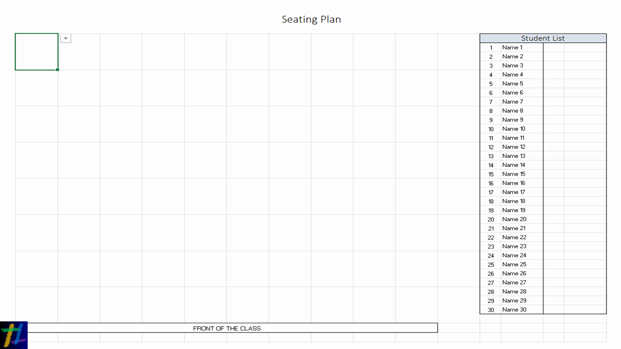 Table Seating Chart Template Free New Excel at Seating Plans – Tekhnologic
