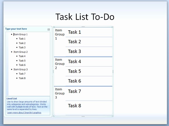 Task to Do List Template Lovely How to Make A Task List or to Do Powerpoint Template
