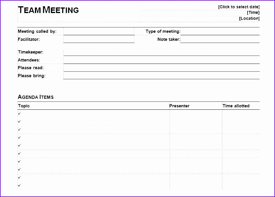 Teacher Team Meeting Agenda Template Elegant Free Agenda Templates for Meetings Meeting Minutes