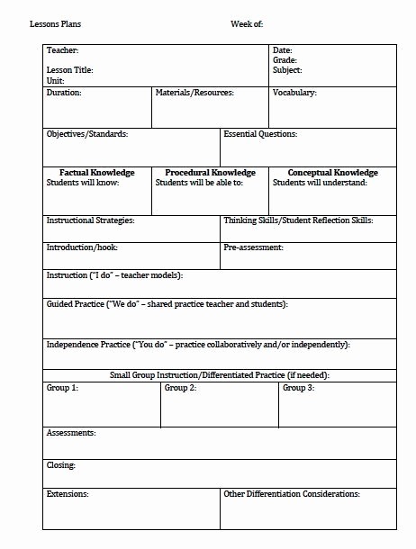 Teacher Weekly Lesson Plan Template Beautiful Unit Plan and Lesson Plan Templates for Backwards Planning