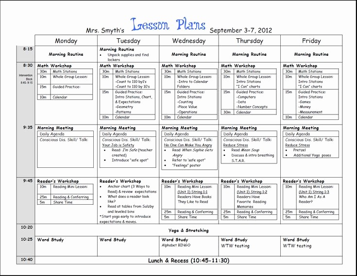 Teacher Weekly Lesson Plan Template New Best 25 Lesson Plan Templates Ideas On Pinterest