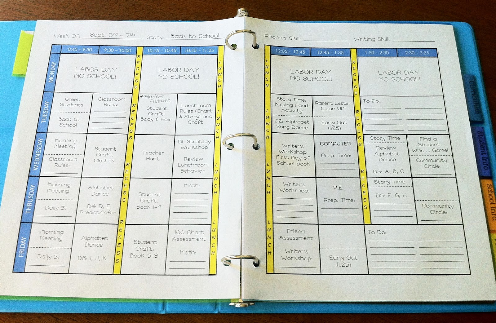 Teacher Weekly Planner Template Download Best Of Teacher Weekly Planner Template Templates Data