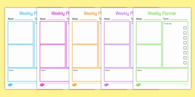 Teacher Weekly Planner Template Download Luxury Weekly Teacher Planner Weekly Planner Planner Teachers