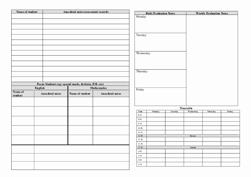 Teacher Weekly Planner Template Download New Here is A Template that Can Help with Your Daily Planning