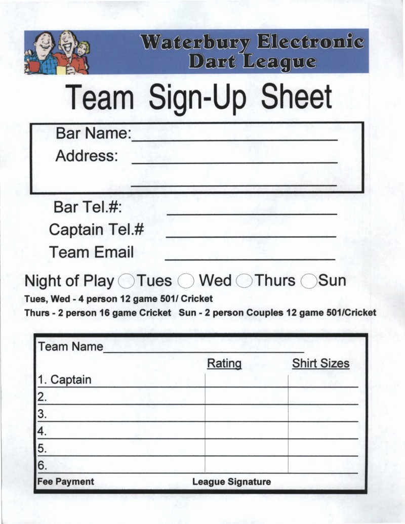 Team Snack Sign Up Sheet Beautiful Best S Of Team Sign Up Sheet Printable Blood