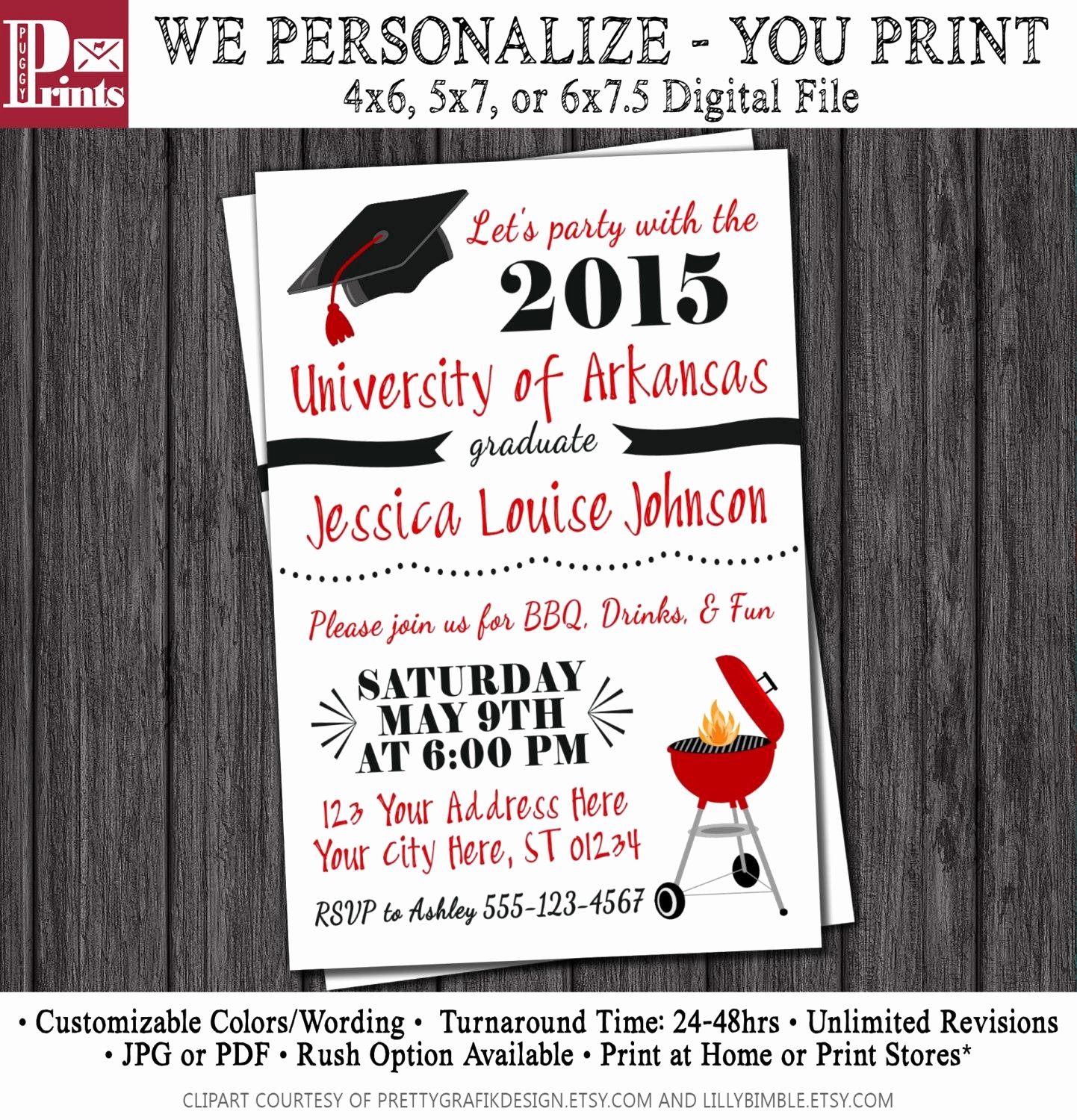 Template for Graduation Party Invitation Inspirational College Graduation Party Invitations